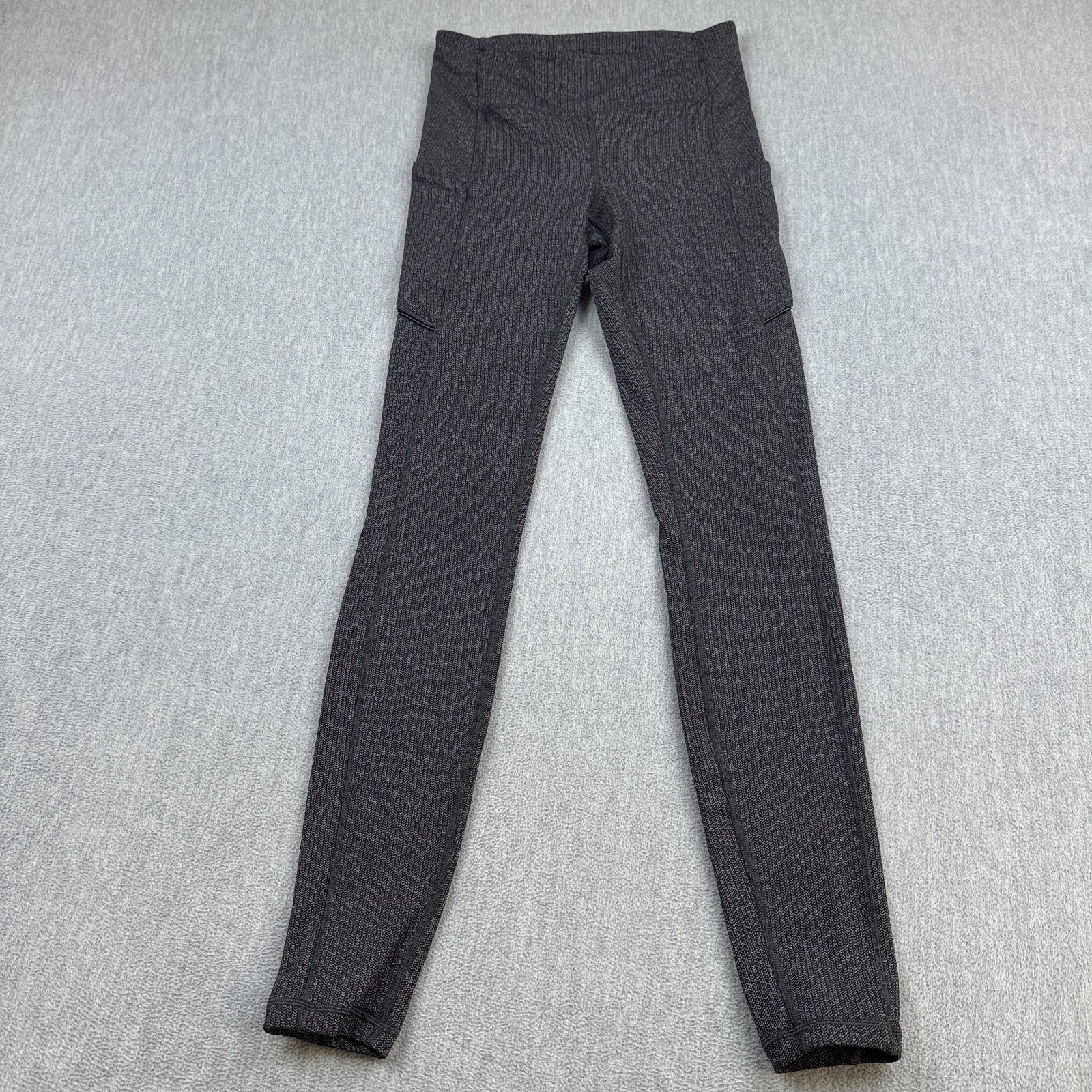 Lululemon Womens Leggings 4 Black Power Luxtreme Speed Up Tight 29" Yoga Gym